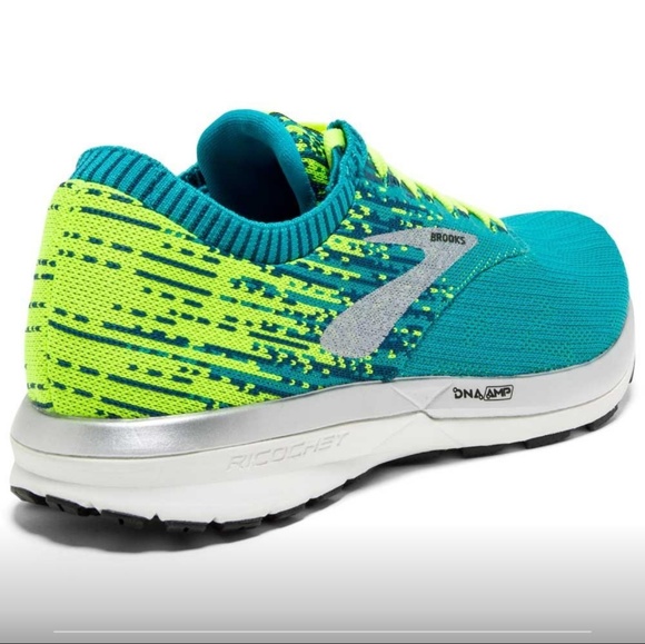 Brooks Women's Ricochet Teal Blue Running Shoes - Picture 6 of 7